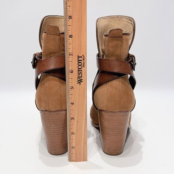 Rag & Bone Women’s Kinsey Brown Nubuck Leather Victorian Ankle Bootie Size 8.5 - Picture 6 of 16